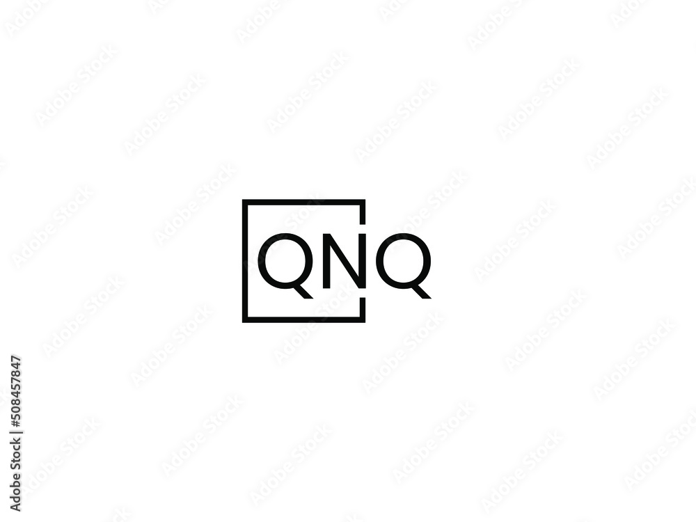 QNQ letter initial logo design vector illustration QNQ letter initial logo design vector illustration