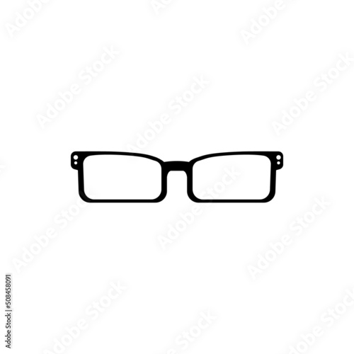 Free Download Eyeglasses black frame design vector - GFXLoad