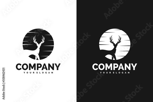 creative deer logo, logo design inspiration