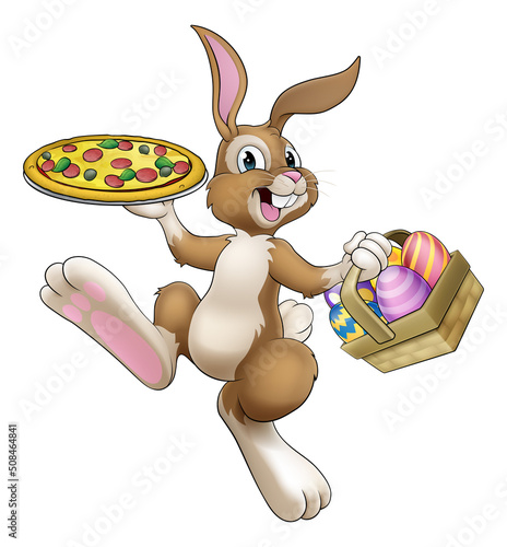 Easter Bunny Rabbit Cartoon...