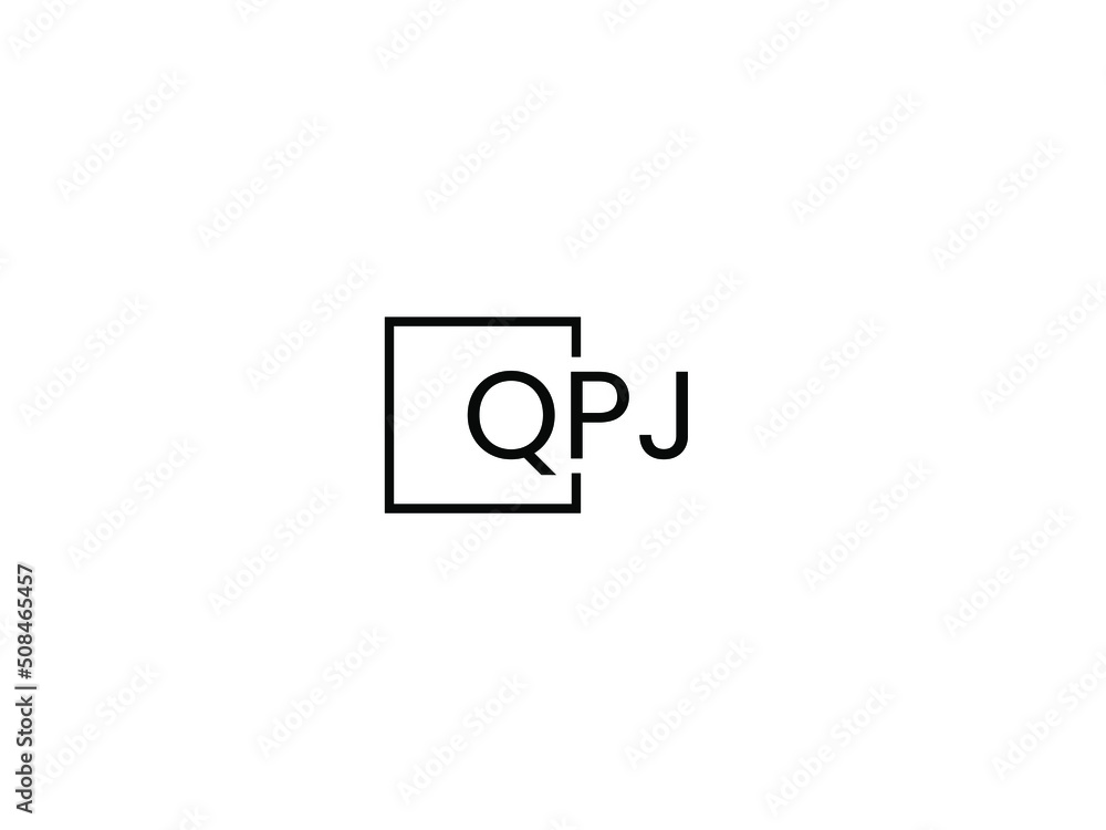 QPJ letter initial logo design vector illustration QPJ letter initial logo design vector illustration