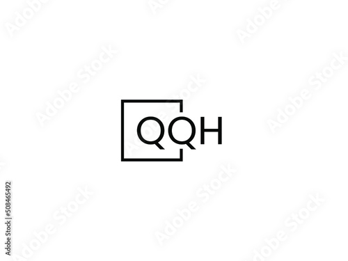 QQH letter initial logo design vector illustration