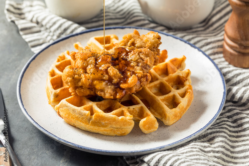 Photography Homemade Chicken and Waffles