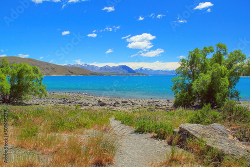 Beautiful Lake Tekapo, South Island, New Zealand