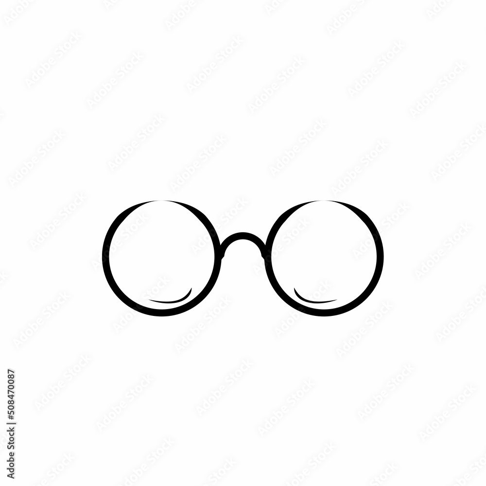 glasses ilustration logo vector icon glasses ilustration logo vector icon