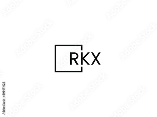 Free Download RKX Letter Initial Logo Design Vector Illustration - GFXLoad