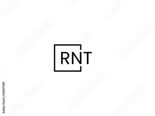 RNT letter initial logo design vector illustration