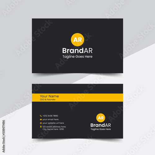 Creative, Modern, Business card, name card, visiting card
