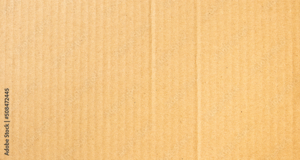 Fototapeta premium Old brown cardboard box paper texture background