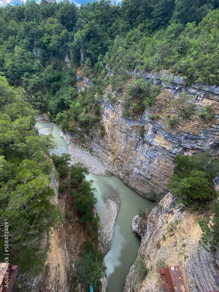Osum canyon in Albania Osum canyon in Albania