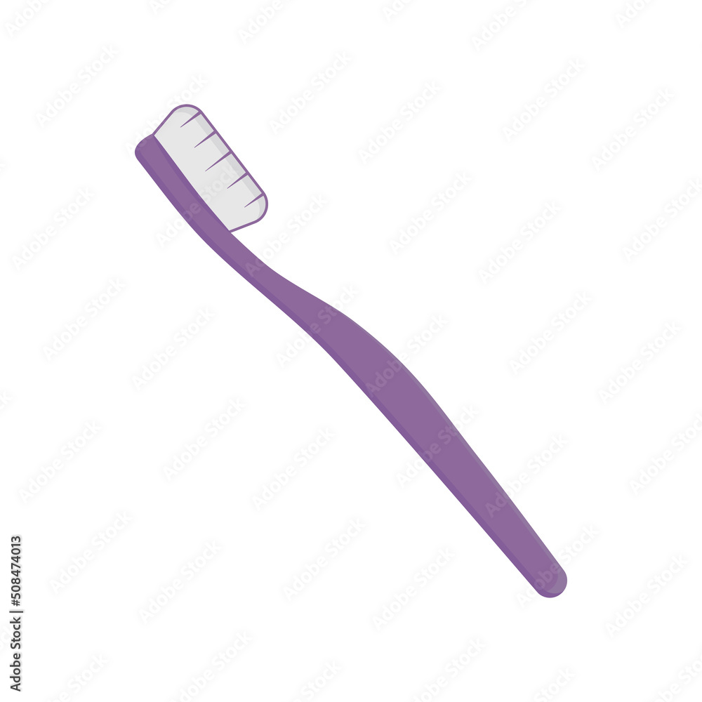 Toothbrush icon. Cartoon of toothbrush vector icon for web design isolated on white background