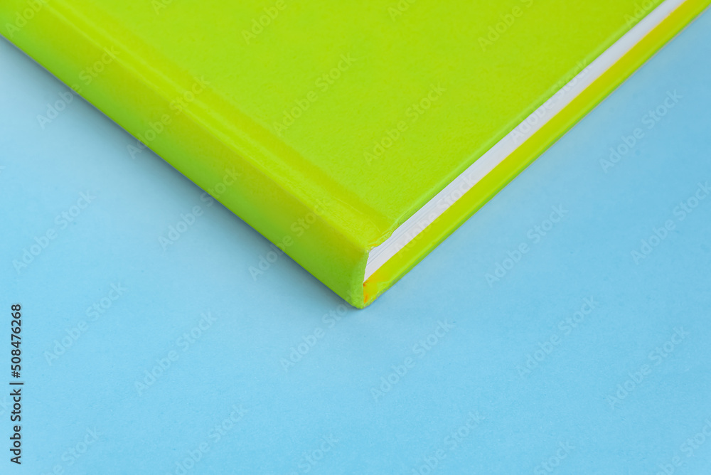 Fototapeta premium Book over background - closeup detail