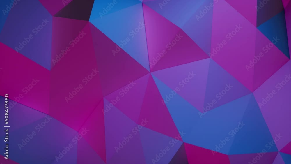 Bright 3D background animation with lots of triangles. Bright 3D background animation with lots of triangles.