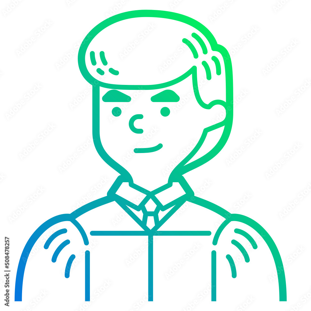 lawyer line icon