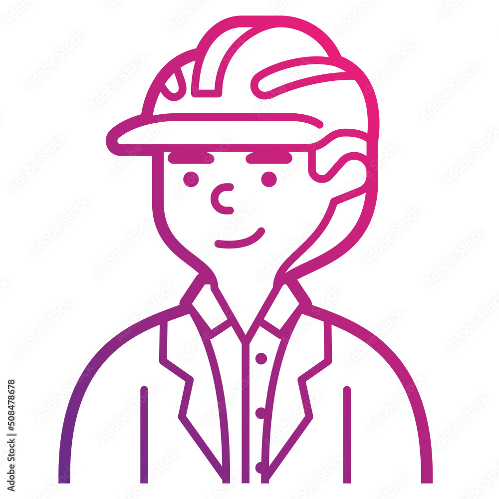 engineer line icon engineer line icon