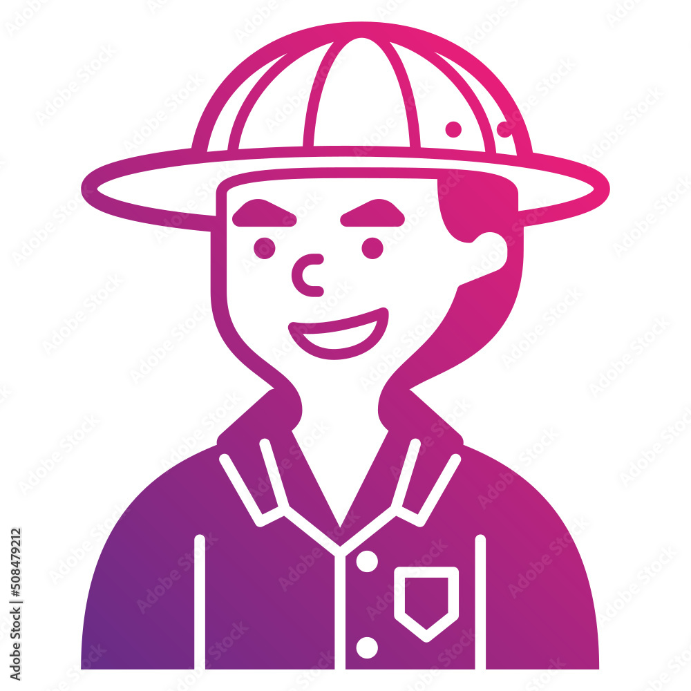 archaeologist line icon archaeologist line icon