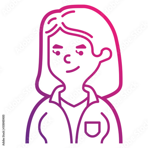 freelance line icon