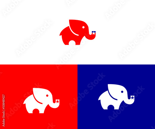 elephant logo design