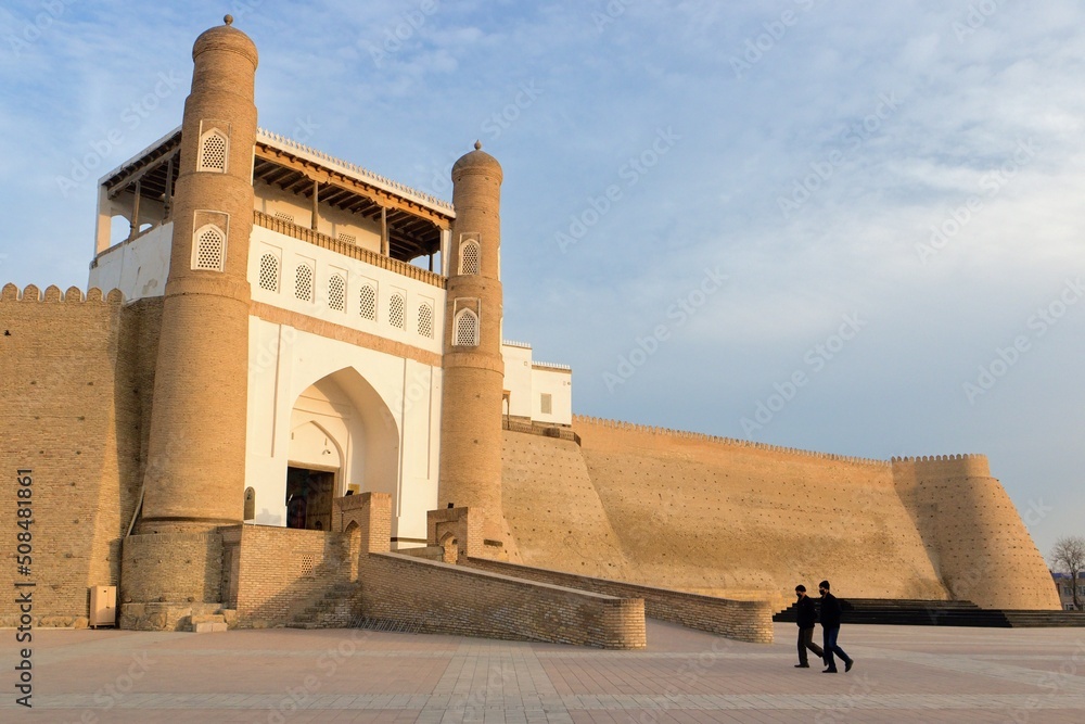 Ark of Bukhara in Uzbekistan - obrazy, fototapety, plakaty 