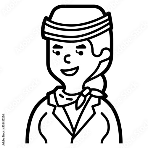 hostess line icon