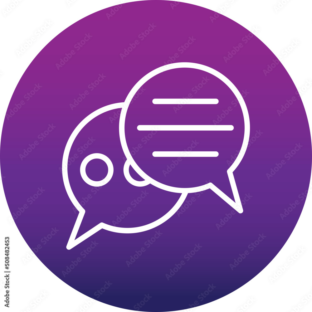 Fototapeta premium Chat Icon 