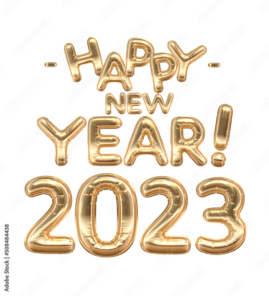 2023 Happy New Year Golden Balloon Banner
2023 Happy New Year Golden Balloon Banner