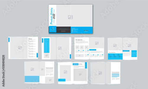 modern a4 product catalog design template ,Modern product catalog design template, Minimalist product brochure template design