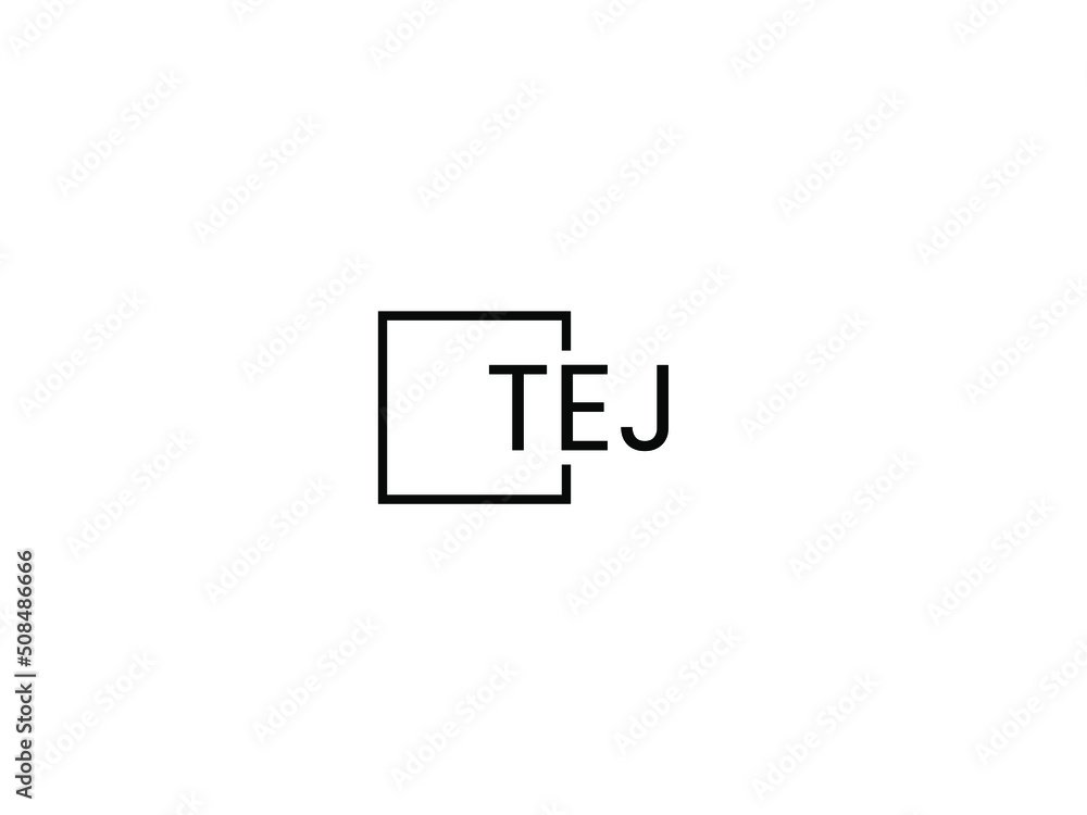 TEJ Letter Initial Logo Design Vector Illustration TEJ Letter Initial Logo Design Vector Illustration