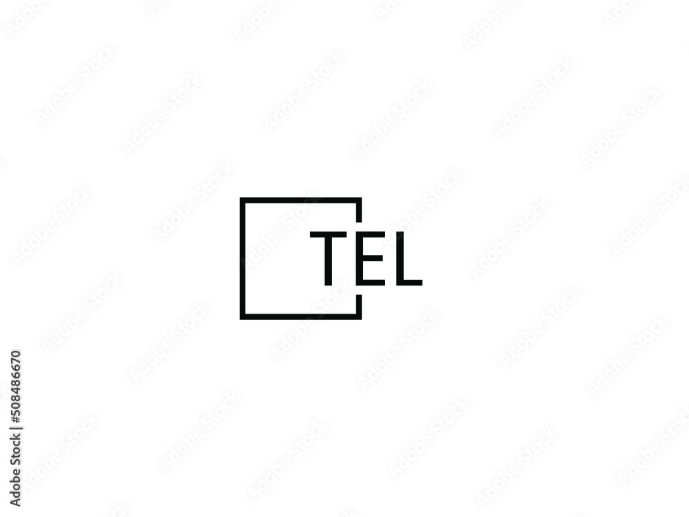 TEL Letter Initial Logo Design Vector Illustration TEL Letter Initial Logo Design Vector Illustration