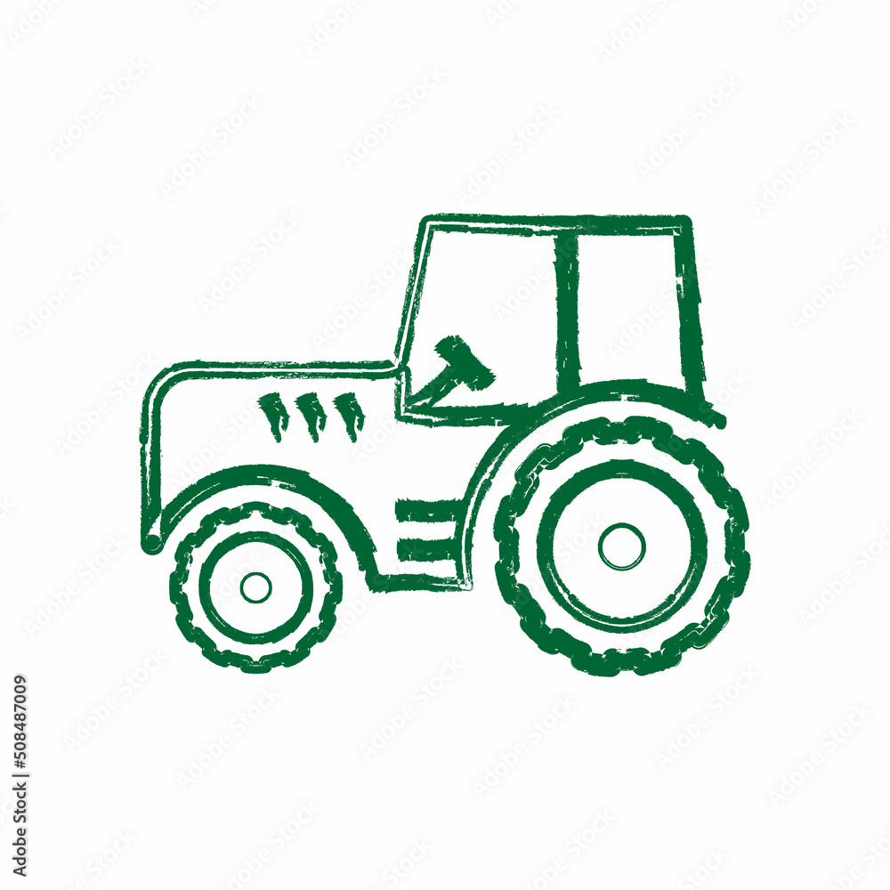Grunge Texture Tractor Farm Agriculture Logo Design Vector Illustration Grunge Texture Tractor Farm Agriculture Logo Design Vector Illustration