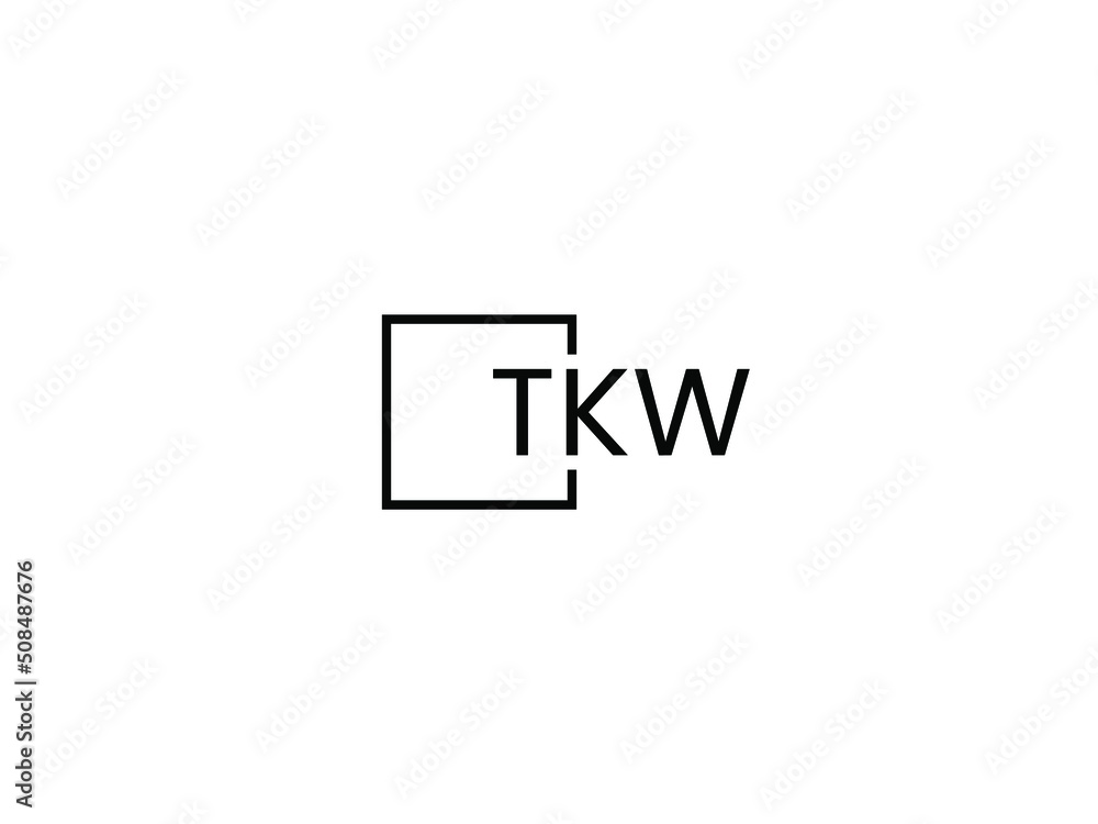 TKW letter initial logo design vector illustration TKW letter initial logo design vector illustration