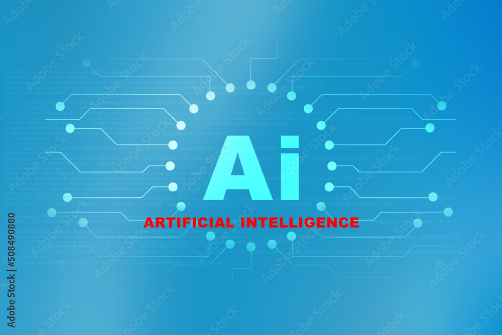 2d rendering Artificial Intelligence (AI) concept
