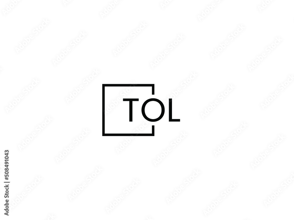 TOL letter initial logo design vector illustration TOL letter initial logo design vector illustration
