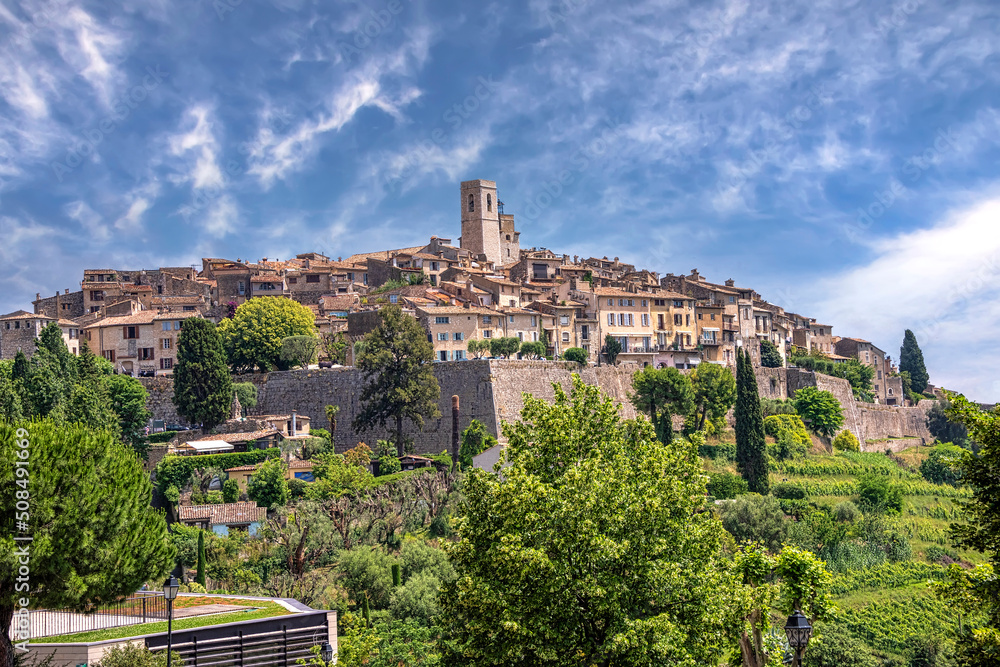 Naklejka premium Saint Paul de Vence, a village in Nice, France