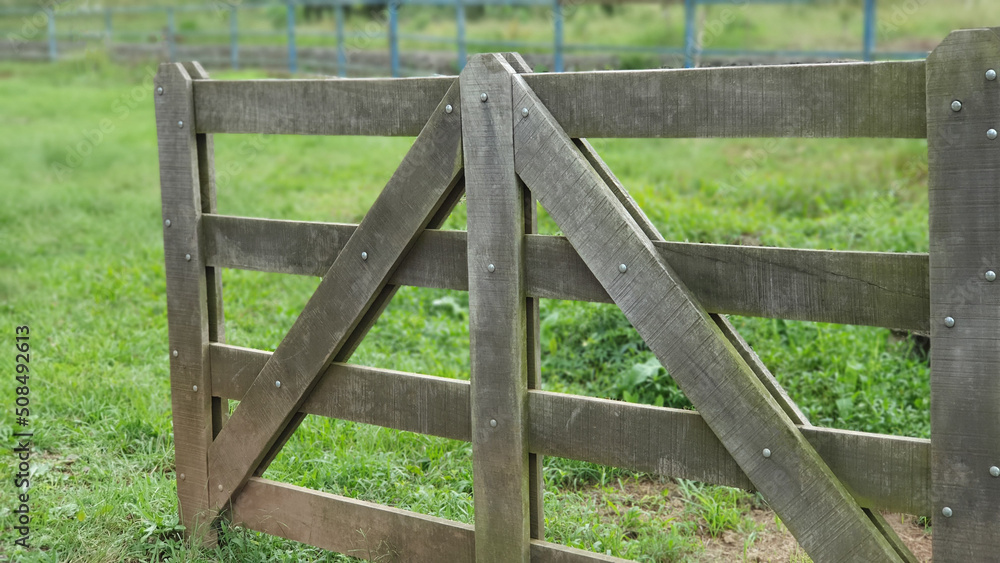 Old wooden fence. Old wooden fence.