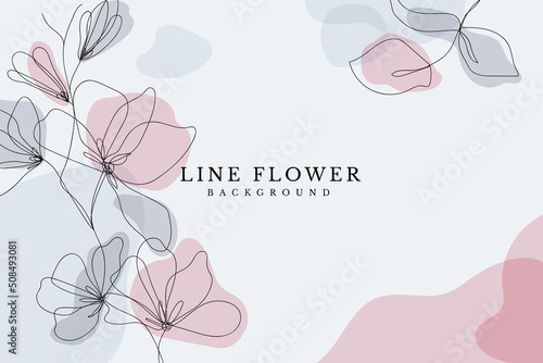flower one line basic