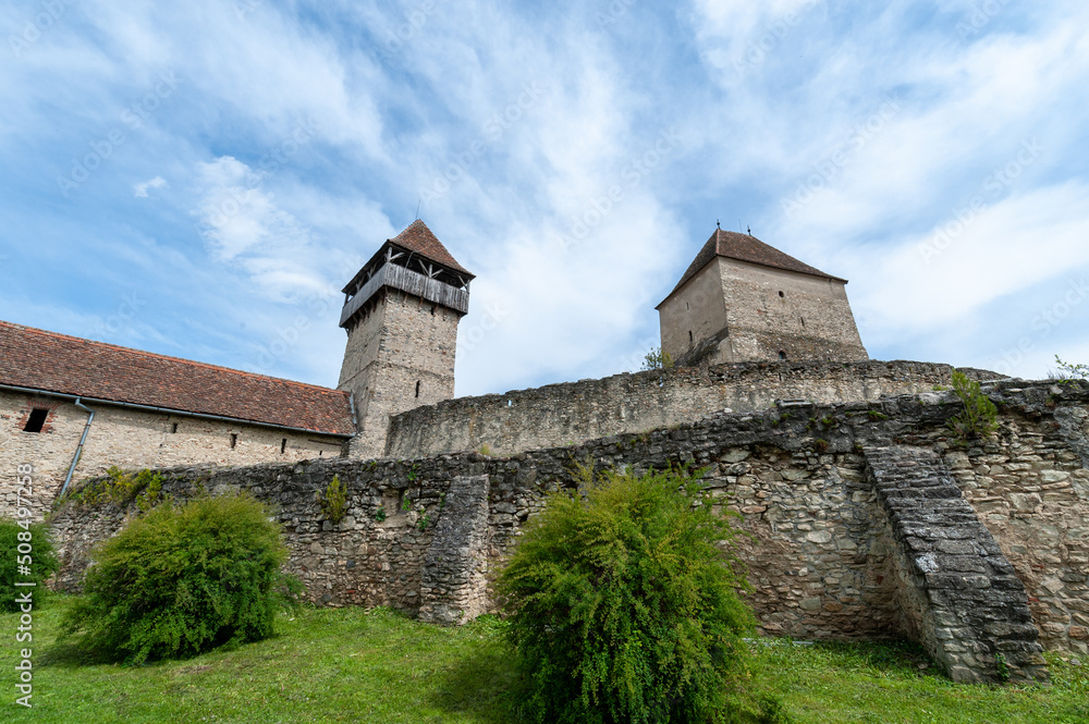 calnic fortress, fortified church, alba county, transylvania, romania