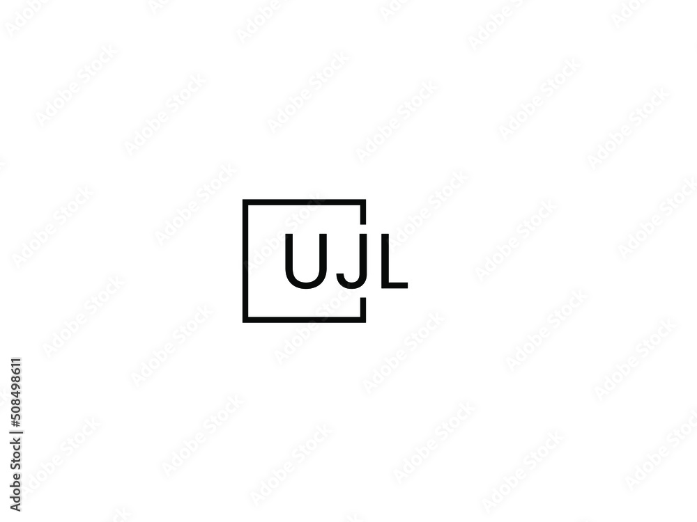 UJL letter initial logo design vector illustration UJL letter initial logo design vector illustration