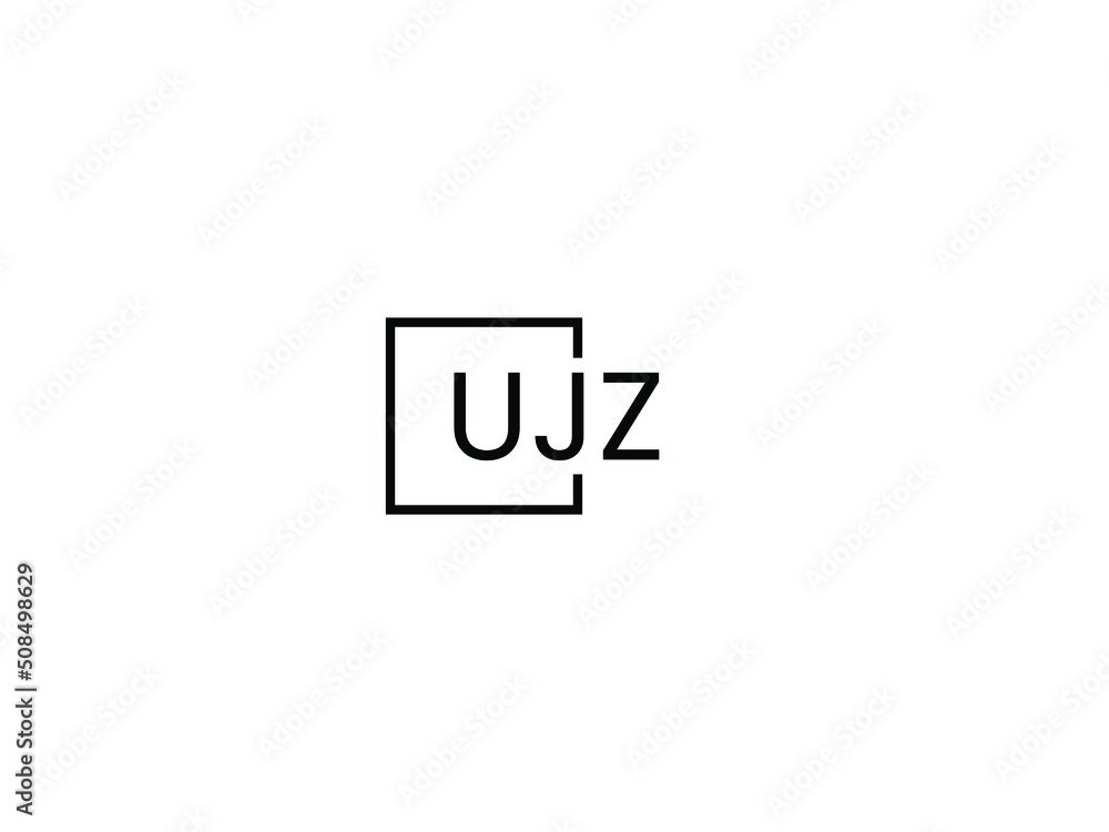 UJZ letter initial logo design vector illustration UJZ letter initial logo design vector illustration