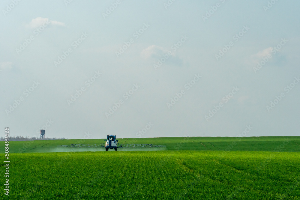 Agro-industrial complex for the cultivation of cereals, wheat, rye, corn and barley. The use of low-quality and non-natural fertilizers for the sowing campaign. Poor harvest and the threat of famine.