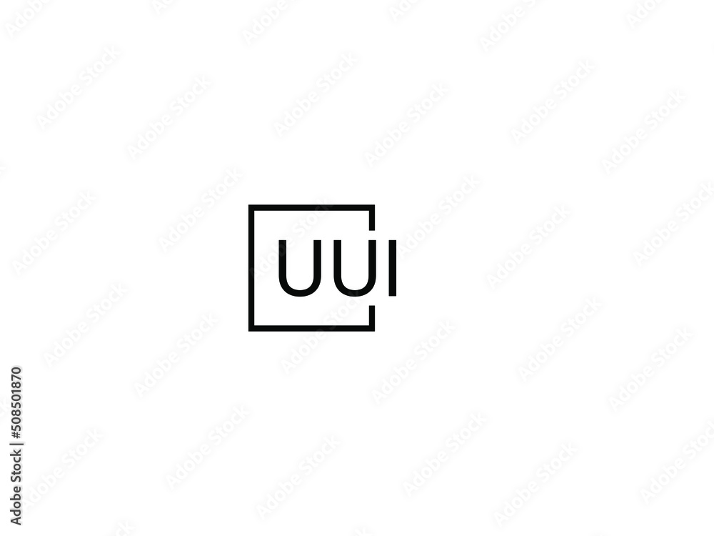 UUI Letter Initial Logo Design Vector Illustration UUI Letter Initial Logo Design Vector Illustration