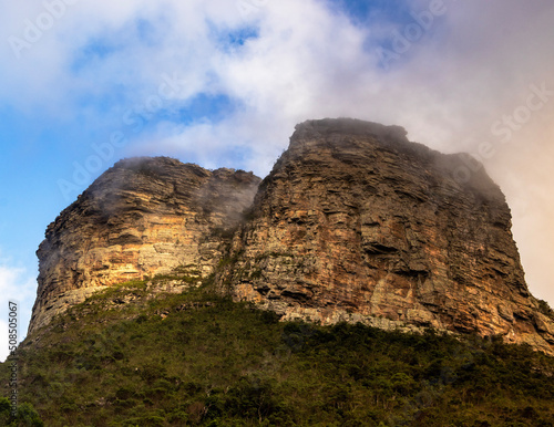 rock in the mountains