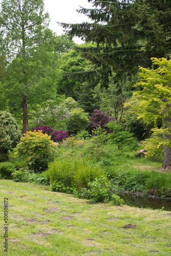 Bodnant Gardens  Colony Bay  North Wales. May 2022