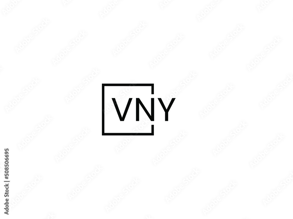 Obraz premium VNY letter initial logo design vector illustration