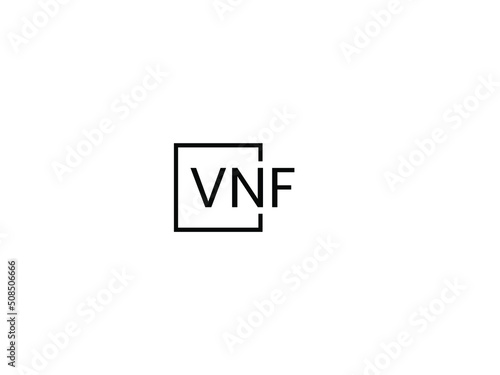 Free Download VNF letter initial logo design vector illustration - GFXLoad