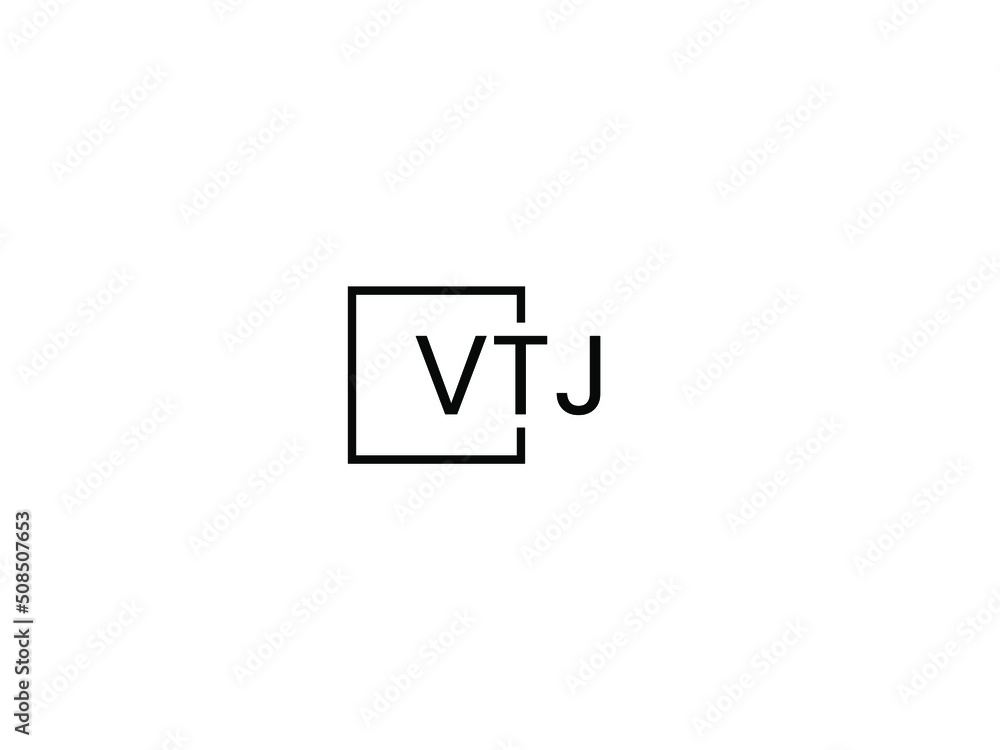 VTJ letter initial logo design vector illustration VTJ letter initial logo design vector illustration