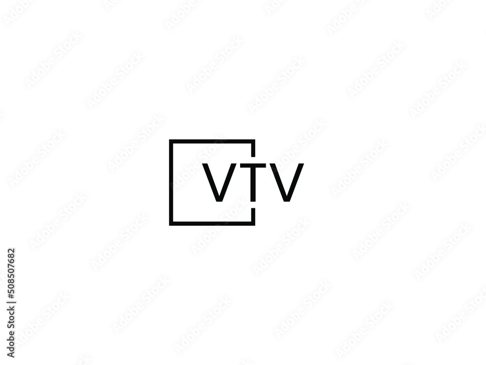 VTV letter initial logo design vector illustration VTV letter initial logo design vector illustration