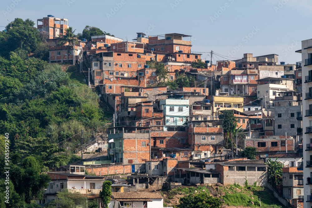 image of a needy community in Rio de Janeiro - favela
