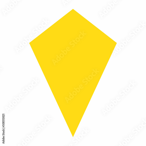 yellow kite shape in geometry