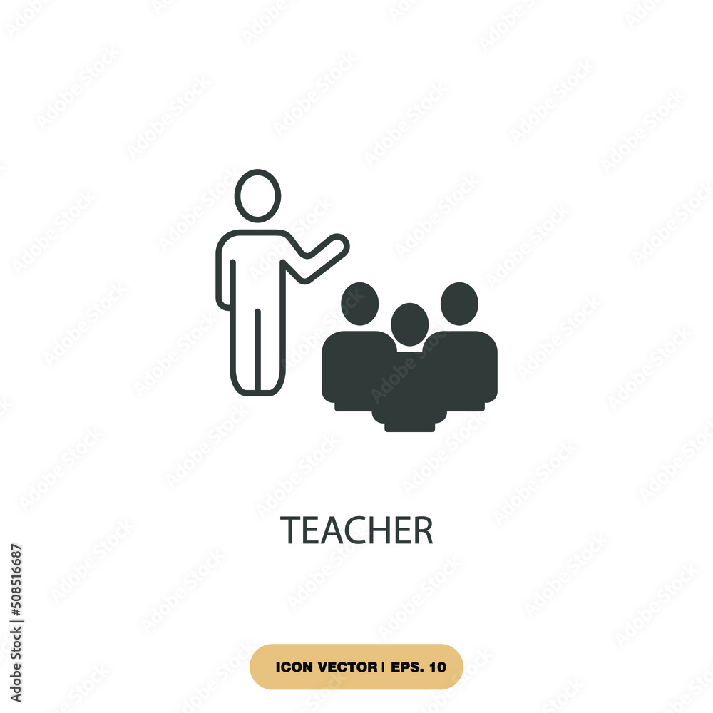 teacher icons symbol vector elements for infographic web teacher icons symbol vector elements for infographic web